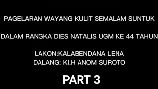 Download lagu 🔴WAYANG KULIT KALABENDANA LENA 'GENDREH KEMASAN' KI H ANOM SUROTO AUDIO PART 3 mp3