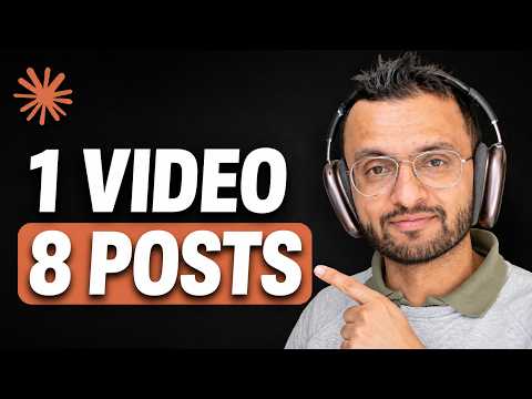 Claude Turned 1 Video Into 8 Posts in 10 Minutes