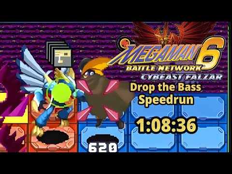 Mega Man Battle Network 6: Cybeast Falzar Drop the Bass Speedrun [1:08:36] #speedrun #megaman #gba
