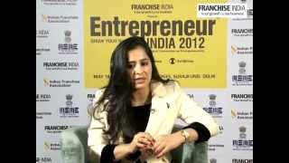 Rajita Chaudhuri of IIPM speaking on Entrepreneur India 2012 image