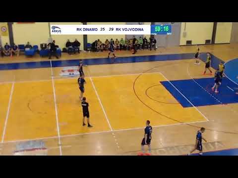 ARKUS liga 9. kolo / RK Dinamo - RK Vojvodina