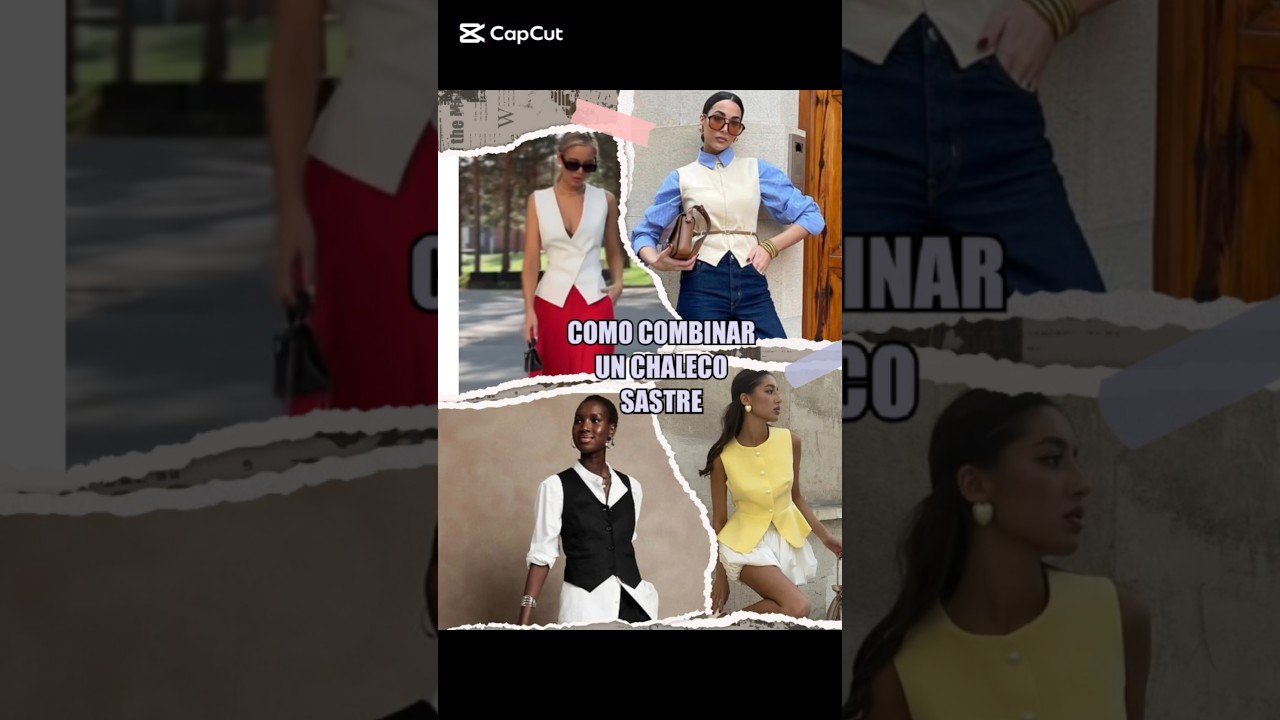 Como vestir con chaleco sastre, outfits #moda #chaleco #comousar #tendencias #viral #moderno #ideas