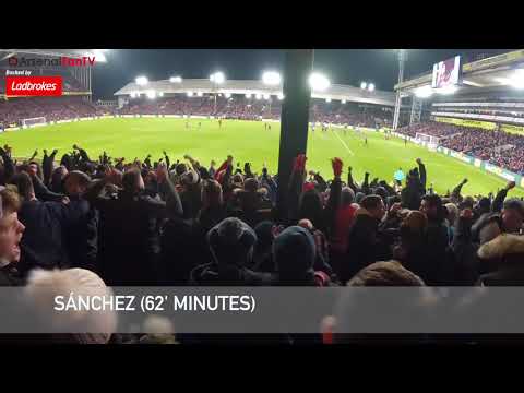 Crystal Palace 2-3 Arsenal | Gooners In Good Voice In The Cold At Selhurst Park!