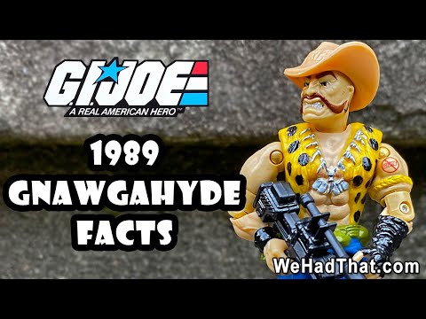 G.I. Joe Gnawgahyde: Dreadnoks Poacher Vintage 1989 Hasbro Action Figure Cartoon Review ARAH