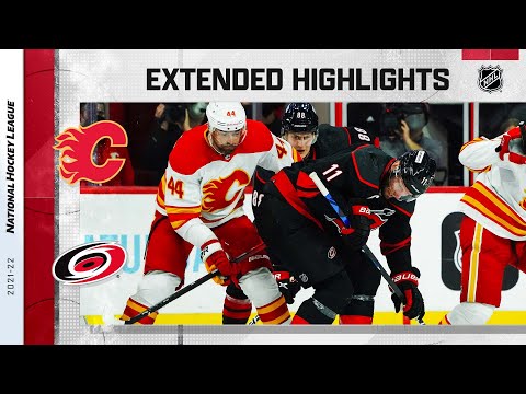Calgary Flames vs Carolina Hurricanes Jan 7, 2022 HIGHLIGHTS