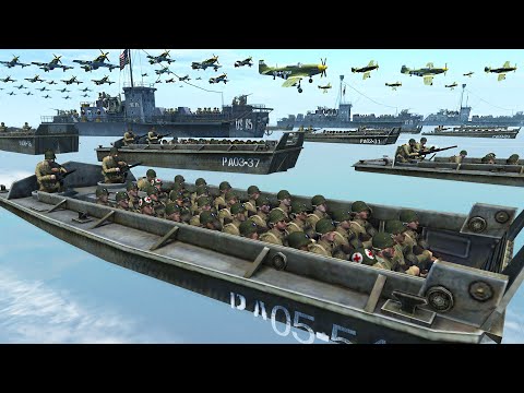 This New D-DAY BEACH INVASION Simulator is TERRIFYING & REALISTIC! - Men of War: WW2 Mod