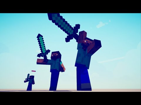 GIGANTIC MINECRAFT STEVE - Totally Accurate Battle Simulator TABS