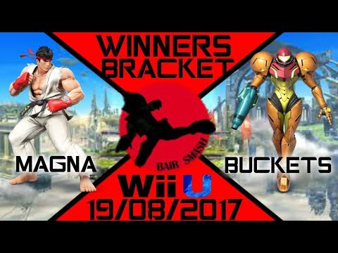 Bair Smash 16 Winners Round 1 - BS | Magna (Ryu) Vs. Buckets (Samus) - Smash Wii U