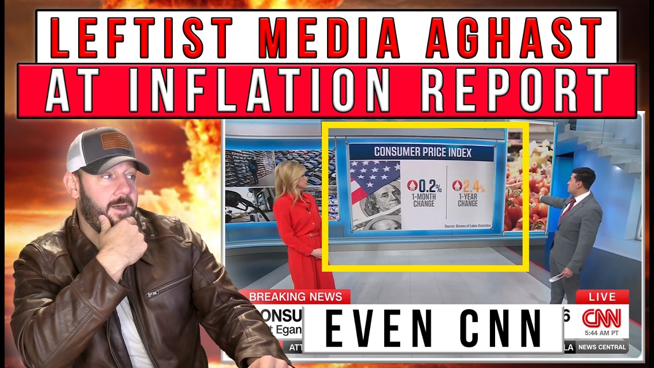 INFLATION Falls In New Report FORCING Lefties To Say Some Very Uncomfortable Truths About It...