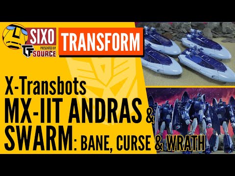 TRANSFORM: Transformers X-Transbots MX-IIT Andras &amp; Swarm (Bane, Curse &amp; Wrath)