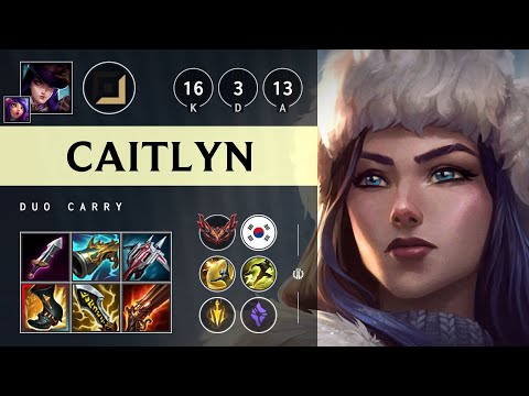 Caitlyn ADC vs Kai'Sa - KR Grandmaster Patch 25.21