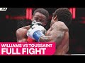 Ammo Williams drops & beats Toussaint | Matchroom Boxing