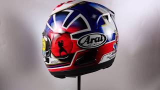 Arai Corsair-X Dani Samurai-2 Blue 360º