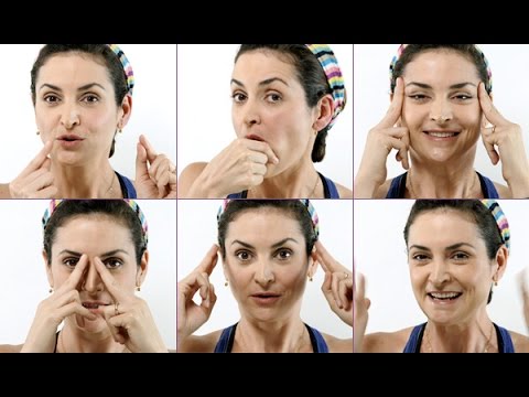 Exercícios de ginástica facial contra as rugas!