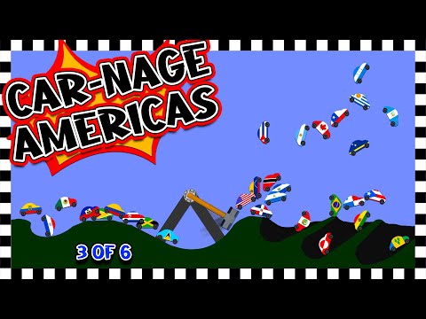 Car-Nage Race Americas - Algodoo Car Race