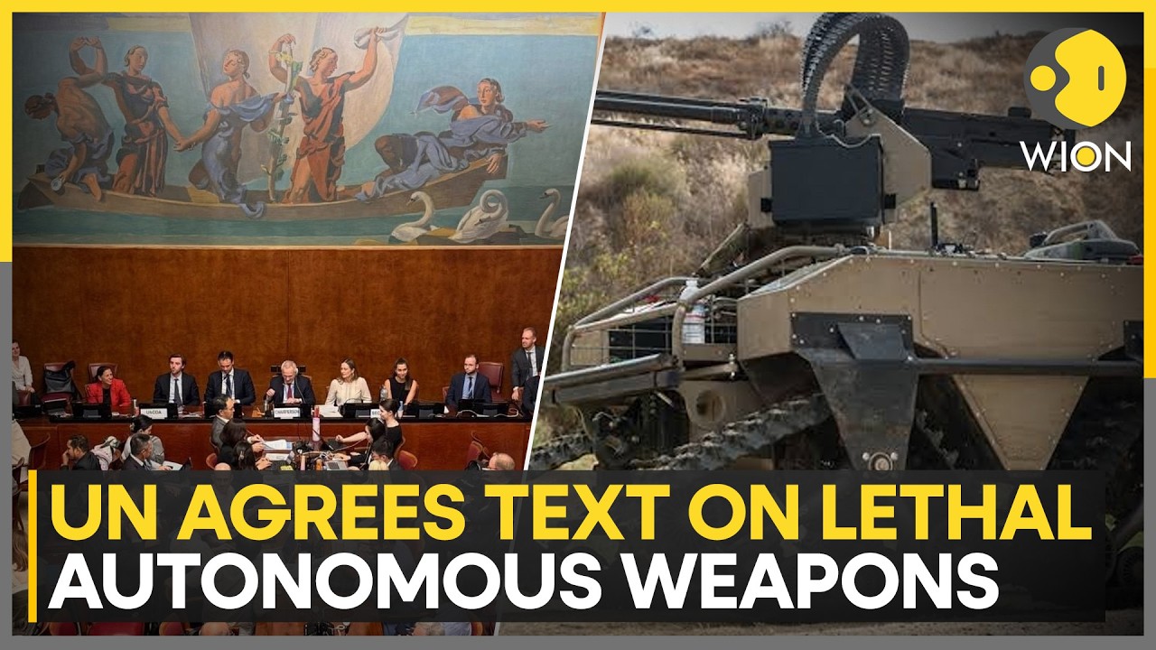UN Agrees Text on Lethal Autonomous Weapons | WION News