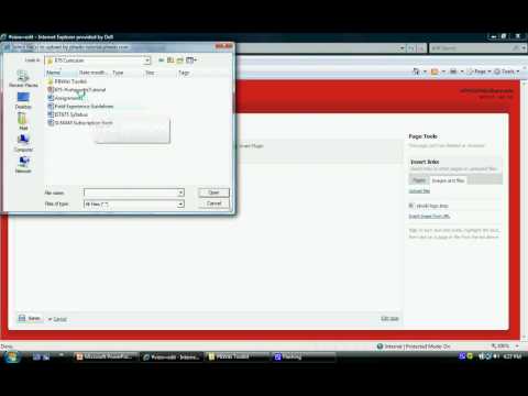 PBWiki - Adding a File