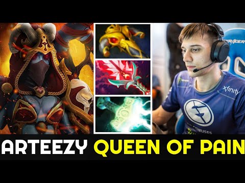 ARTEEZY Mid Queen of Pain - Absolutely Crazy Plays 21 Kills No Mercy 7.25 Dota 2