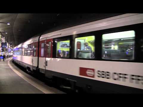 InterCity train in station