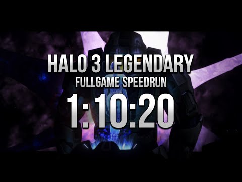 Halo 3 Legendary Speedrun in 1:10:20