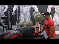 Las Vegas Chest Workout Featuring 160lb One-Arm Dumbbell Bench Press