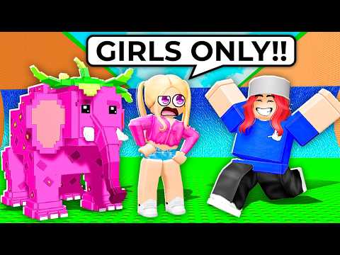 I Snuck Into a GIRLS ONLY Escape Tsunami Server..