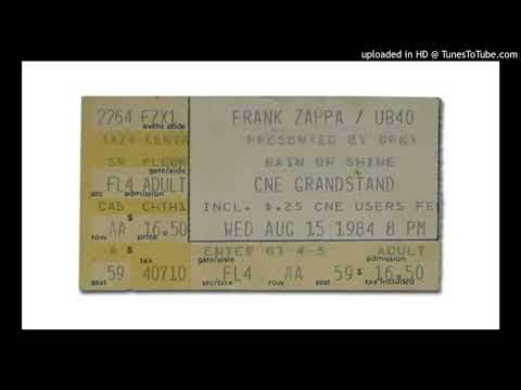 Frank Zappa - City Of Tiny Lites, Toronto, ON, Canada, August 15, 1984