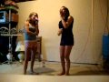 Kayla & Ashley singing "Hints & Arrows" (IKE cover)