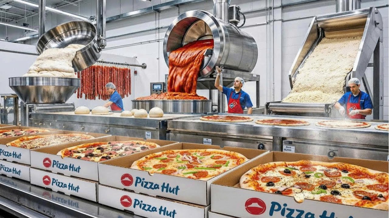 The Secret Inside the Modern Pizza Hut Factory - How They Generate Billions in Annual Revenue
