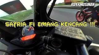 Download lagu Drag Test CBR 150 vs Satria fu Injeksi | Fairing vs Non Fairing mp3