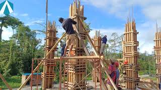 How to make column formwork so that it is perpendicular and strong