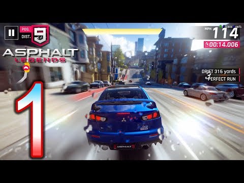 ASPHALT 9 Legends Switch Walkthrough - Part 1 - Welcome to Asphalt Legendary