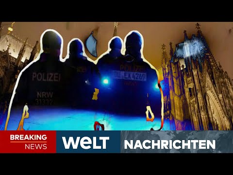 KÖLN:  Terrorwarnung! Polizei-Großeinsatz am Kölner Dom – Islamisten planten Anschlag | WELT NEWS
