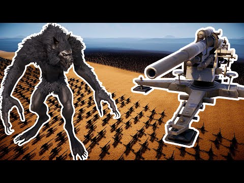 10,000 STATIONARY ARTILLERY vs 8 MILLION WEREWOLVES | UEBS 2