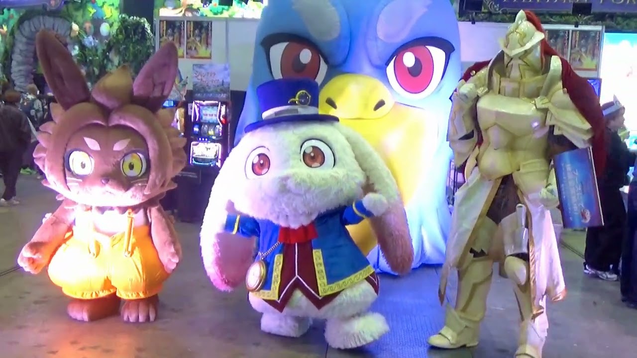 『シャングリラ・フロンティア』着ぐるみ  サイガ-0・エムル・ビィラック： Characters from "Shangri-La Frontier"