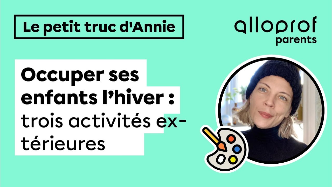 Top 3 des activités à faire dehors en hiver, avec les enfants.