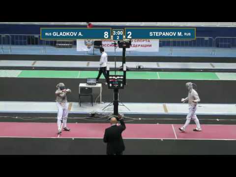 T16 GLADKOV A. - STEPANOV M.Black sea cup / men's individual (Red piste)