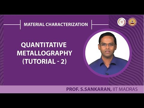 Quantitative metallography - Tutorial 2