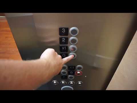 (mod) Kone Ecodisc elevator in McLean Virginia