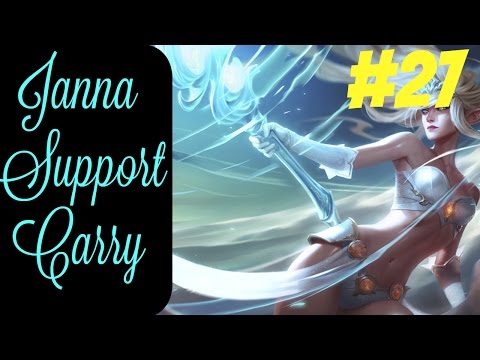 How to Carry as Janna #27 -- Only Support to Diamond Series -- League of Legends