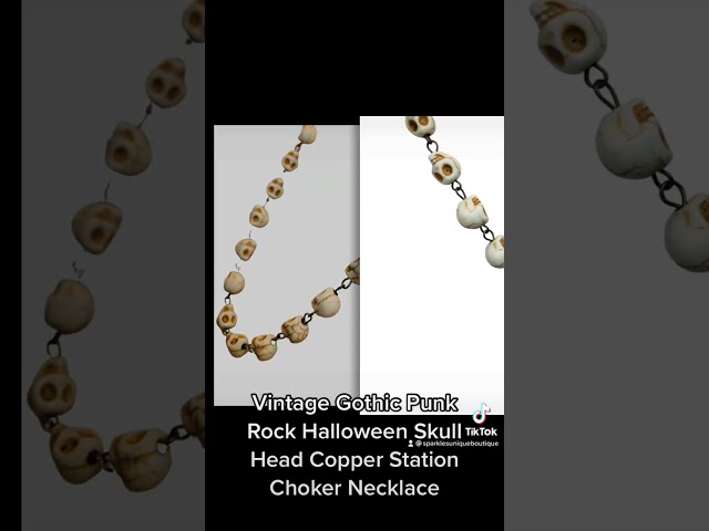 Vídeo relacionado con Xmsrn Vintage Cuervo Cráneo Collar Colgante Punk Cuervo Cráneo Gargantilla Collar Goth Cuervo Cráneo Collar Plata Collar Halloween Para Las Mujeres