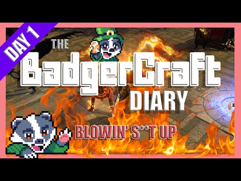 [PoE 3.10] Flameblast/Fireball Ignite Trickster Blowin' Kitava Up - BADGERCRAFT DAY 1