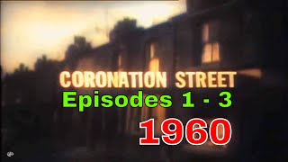 Coronation Street -  First 3 episodes (1960) [colourised]