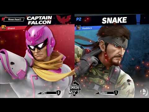 Smash @ Miz's WiFi 28 - SMET (Captain Falcon) vs. Hadderz (Snake) Winners Round 3