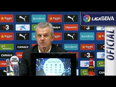 Rueda de Prensa de Aguirre tras el RCD Espanyol (4-2) Real Valladolid - HD
