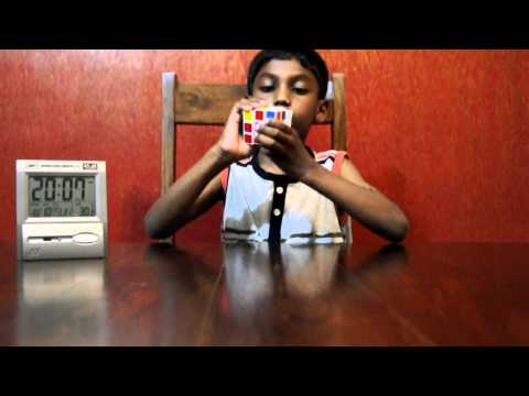 Siddharth Solves the Rubik's Cube