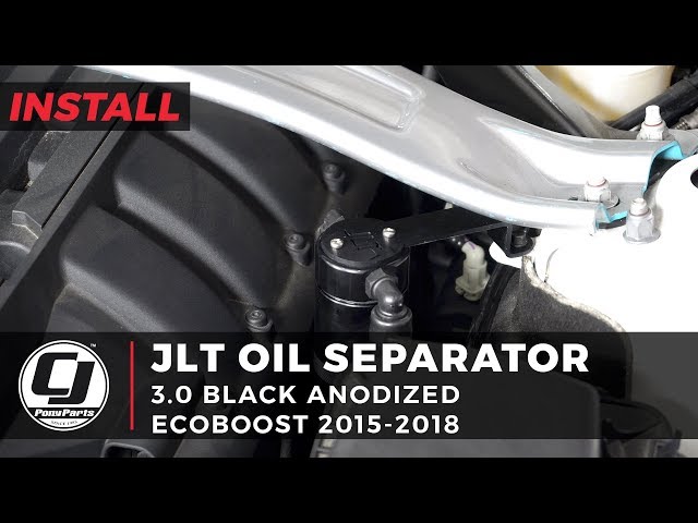 JLT Driver Side Oil Separator 3029D-B Mustang EcoBoost 2015-2023