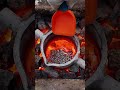 Melting Artillery Bands Into Anvil Bronze Casting