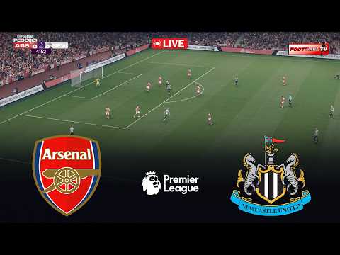 🔴Arsenal vs Newcastle United - Premier League 2026 | Pes 21 Gameplay Simulation