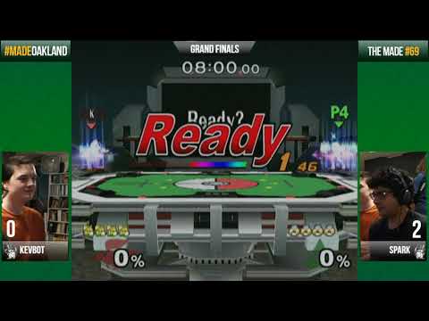 Kevbot(Fox) vs Spark(Sheik) at The MADE #69 Grand Finals